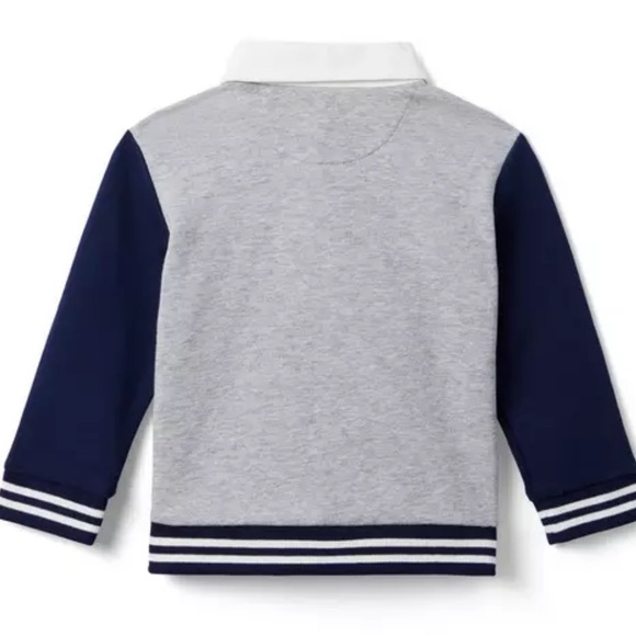 Janie and Jack | Colorblock Rugby Sweatshirt - Picture 3 of 5